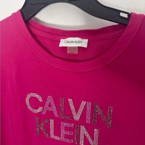 Calvin Klein Pink Embellished dress
